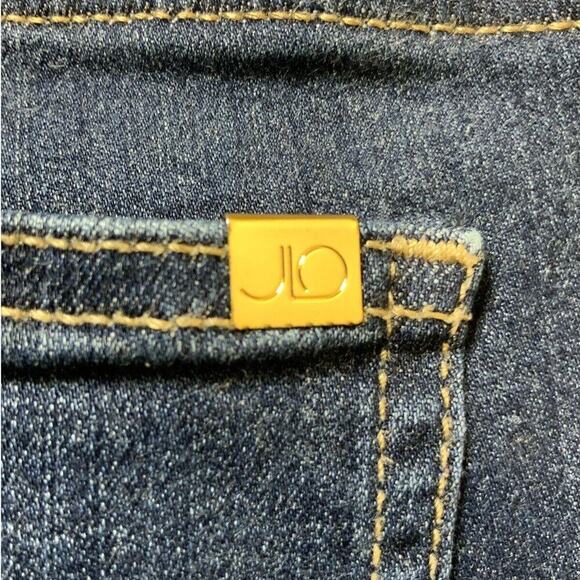 Jennifer Lopez Skinny Jeans Women's Size 16 Distressed Whiskers Stretch Faded - Picture 10 of 12